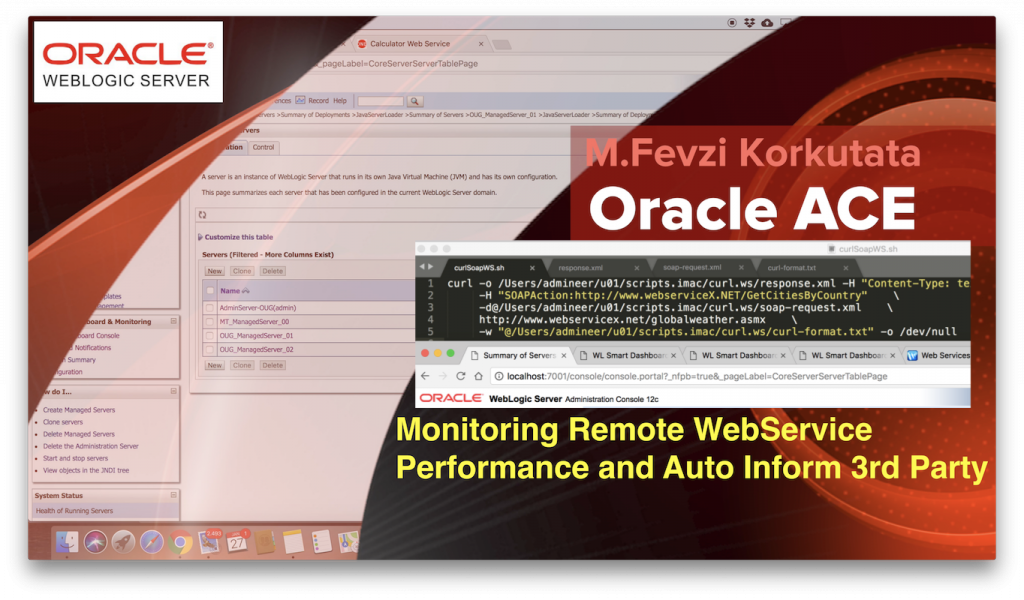 monitoring remote webservice curl on weblogic by fevzi korkutata oracle ace