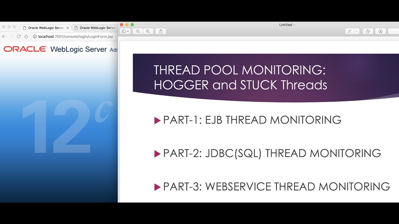 WebLogic Thread Pool Monitoring (Hogger and Stuck Threads) by Fevzi Korkutata, Oracle ACE